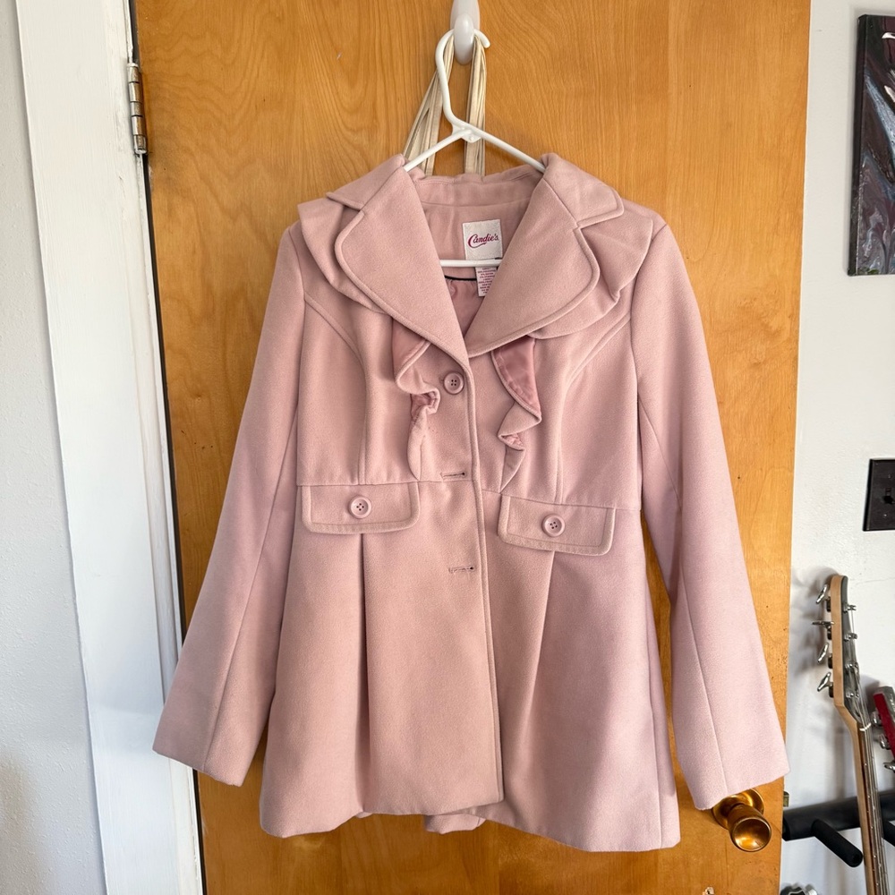 Candie's Blush Pea Coat for Women